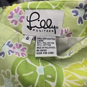Lilly Pulitzer Lime Twist skirt size 6
